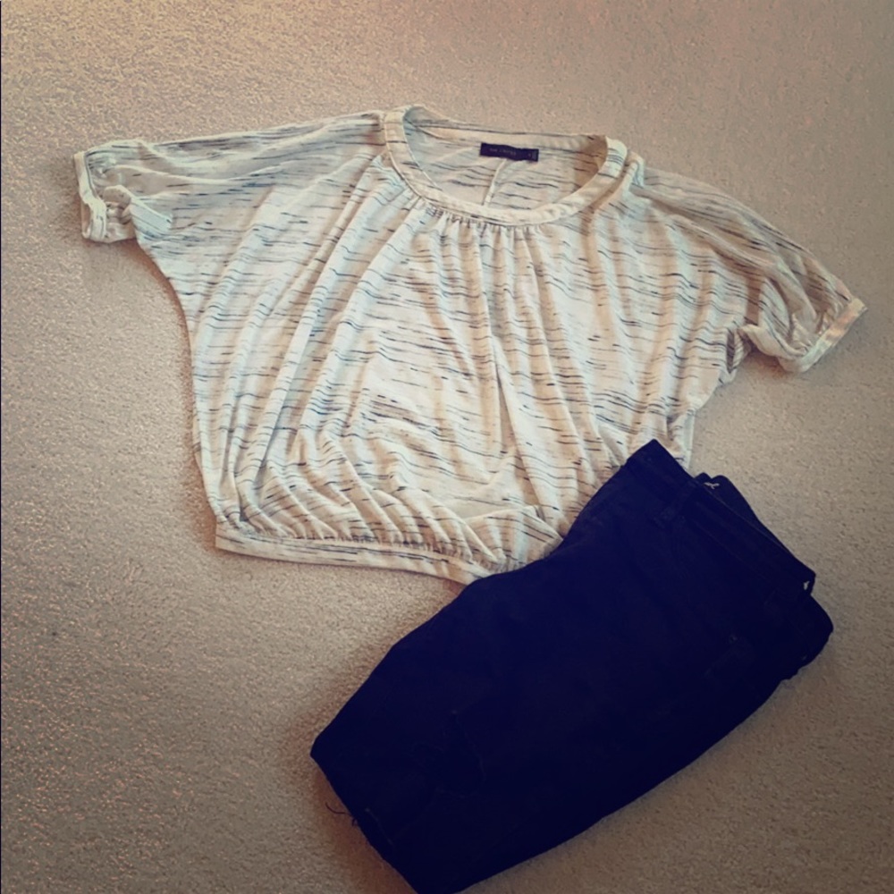 Limited striped black and white shirt